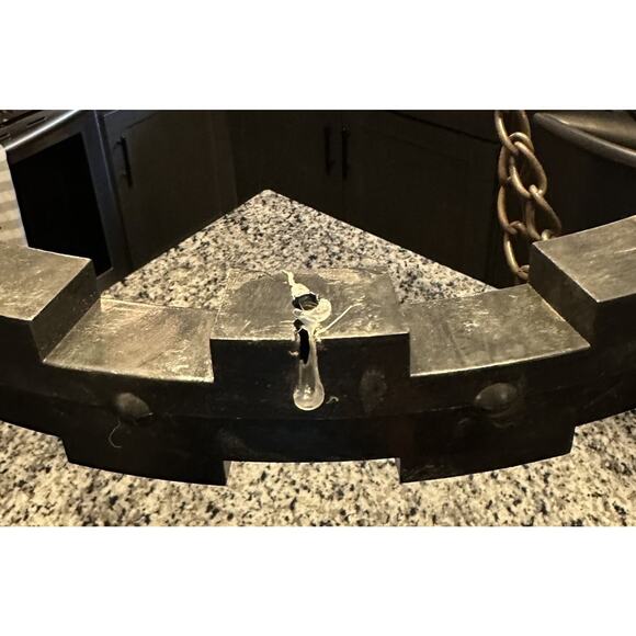 Vtg Gemmy Haunted 16” Spooky Chandelier With Sound & Flickering Lights Gargoyles - Picture 7 of 17